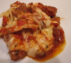 Kittencal's Spaghetti Pie