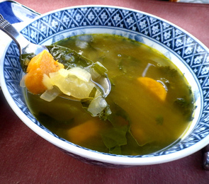 Green Soup with Ginger