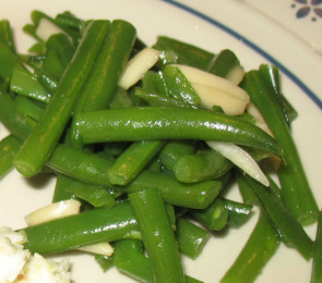 Green Beans With Honey & Almonds