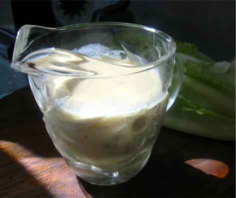 Creamy Roasted Garlic Dressing Recipe Recipezazz Com