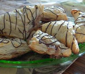Apricot White Chocolate Turnovers