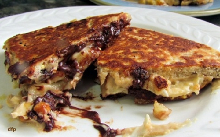 Peanut Butter And Banana Anyone Panini Recipe Recipezazz Com