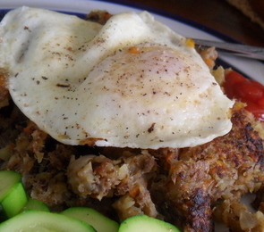 Mom's Skillet Roast Beef Hash