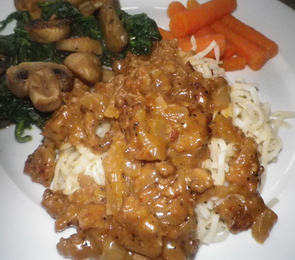 Sausage Stroganoff Without Mushrooms