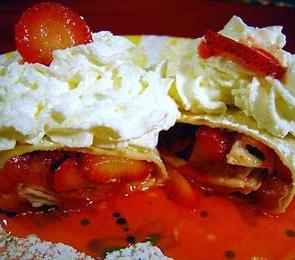 Strawberry Burritos