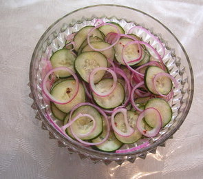 Cucumber Onion Salad