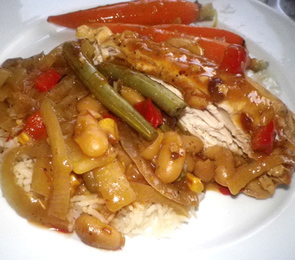 Curry Chicken & Green Beans (For Slow Cooker)
