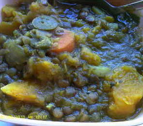 Moroccan Lentil & Pumpkin Soup (Crockpot)