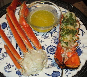 Grilled Lobster Tails With Chile-Cilantro Butter