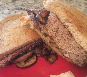 Turkey & Mushroom Patty Melts