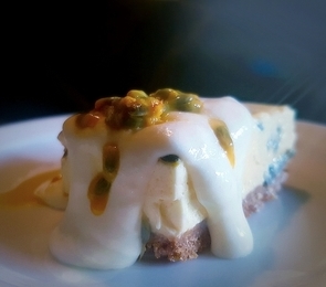 Chilled Passionfruit Cheesecake