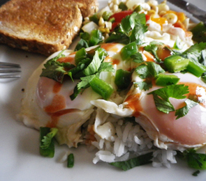 Thai Eggs On Basmati Rice