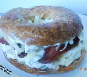 Loaded Cream Cheese Bagel