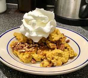 Crustless Brown-Sugar Pumpkin Pie