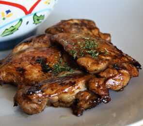 Lemon Pepper Soy Chicken Thighs