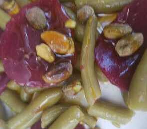 Green Bean, Beet & Pistachio Salad