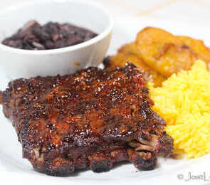 Guava Basted Cuban BBQ Ribs