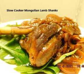 Slow Cooker Mongolian Lamb Shanks