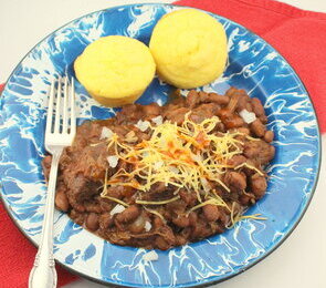 Ranch Beans with Shredded Beef