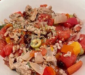 Quinoa Beef Picadillo